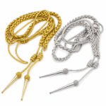 Gold & silver mixed aiguillettes