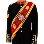 Drum major sash braid