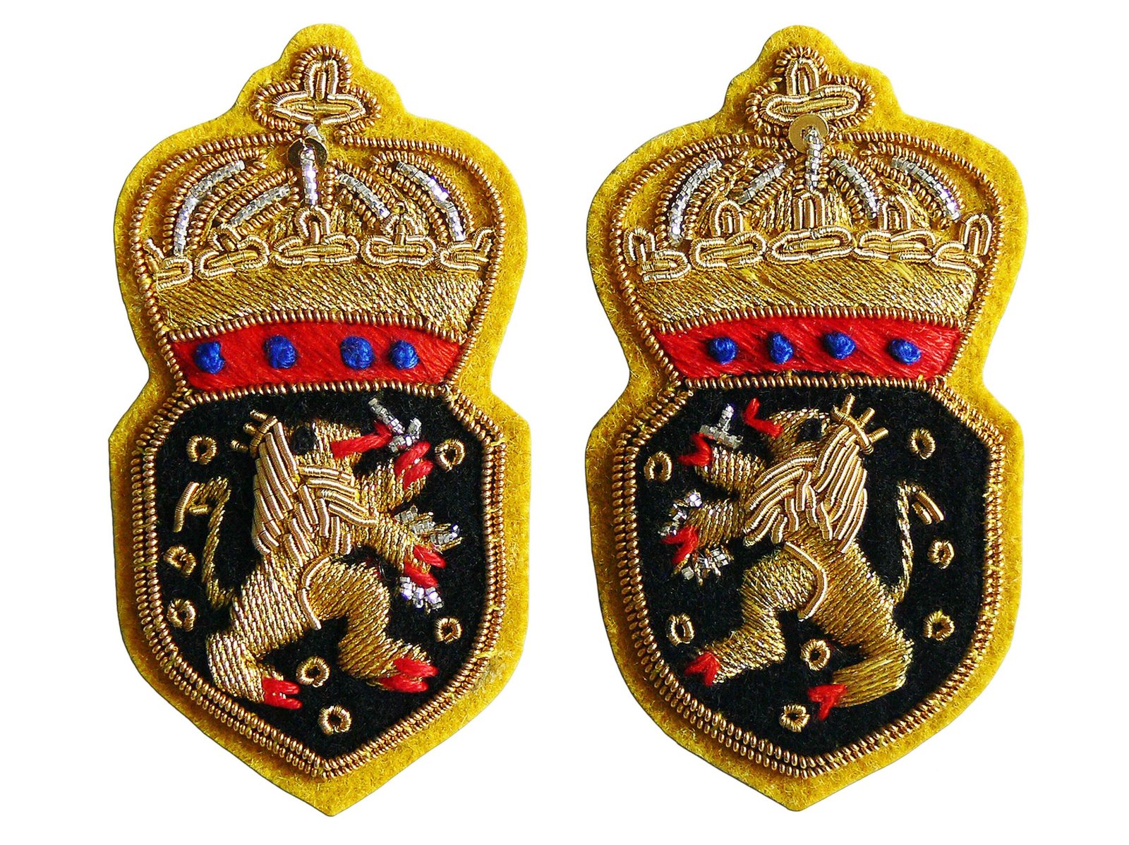 c2 hand embroided badge - Image 1