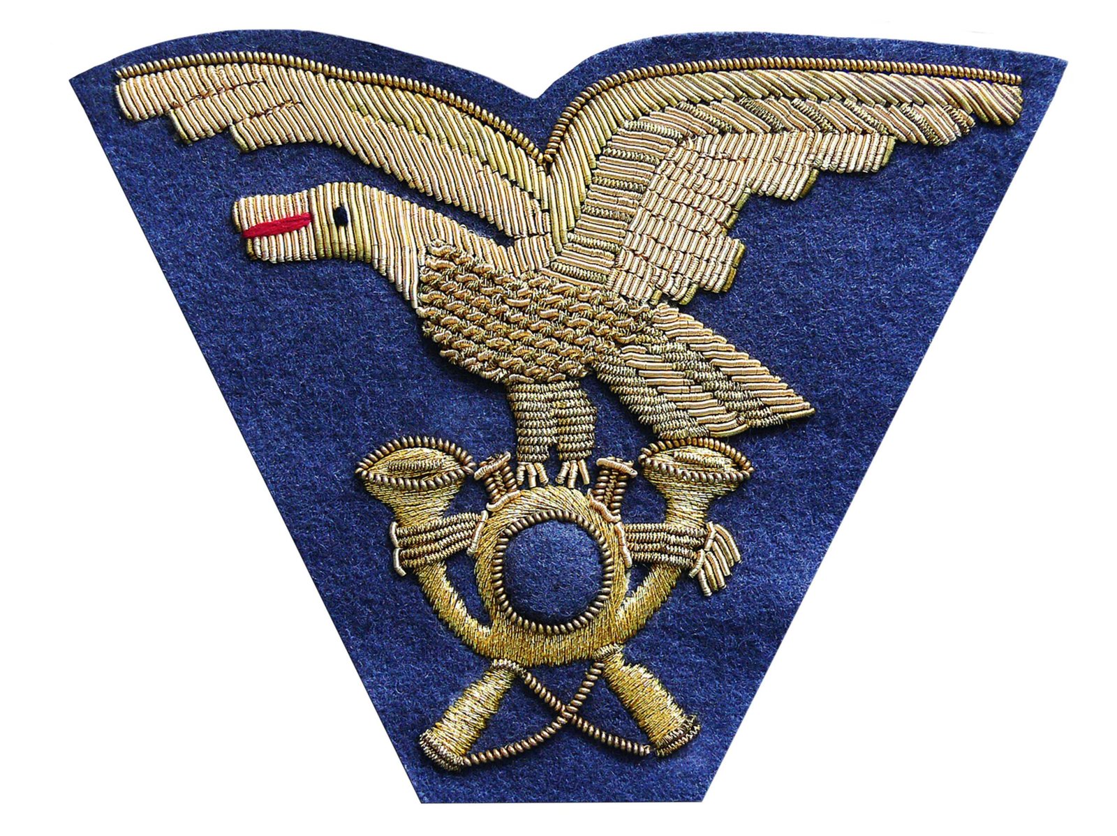 c6 hand embroided badge - Image 1
