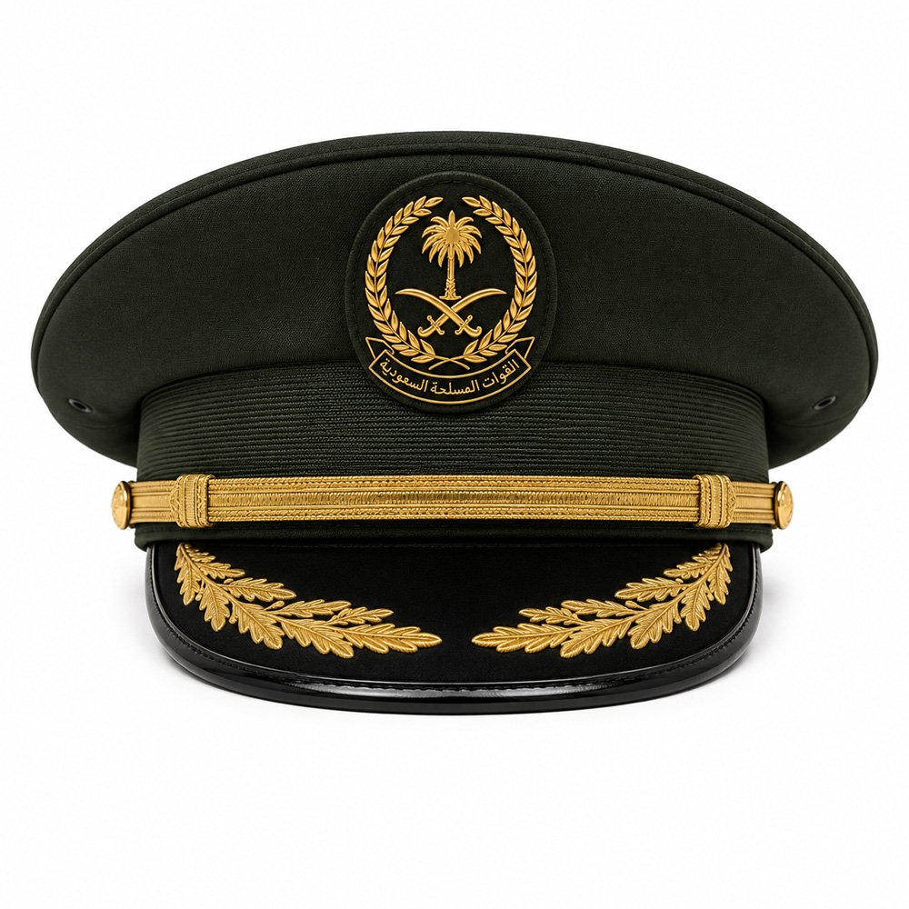 10 Saudi Arabia military officer cap - Image 1