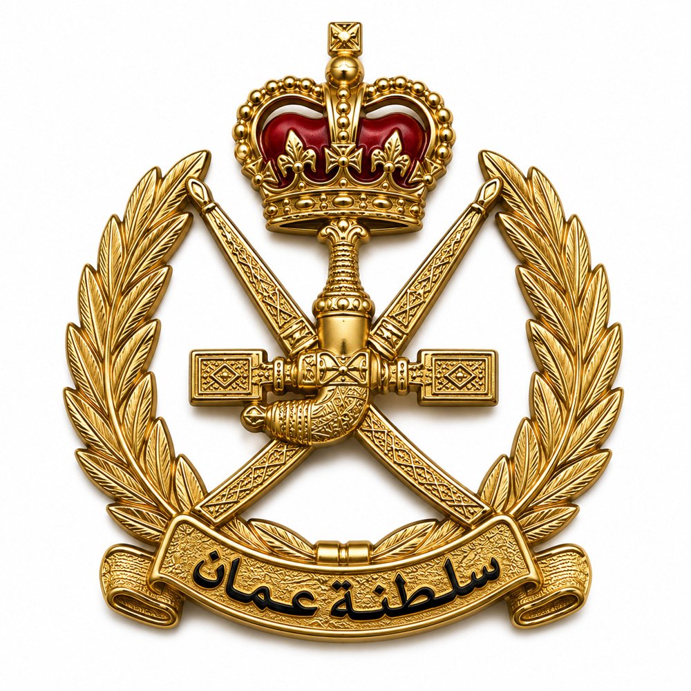 13 Oman MIlitary Beret Badge - Image 1