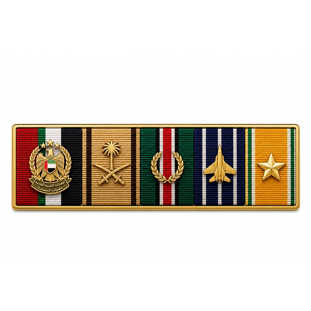 17 UAE Military Medal Bar - Image 1