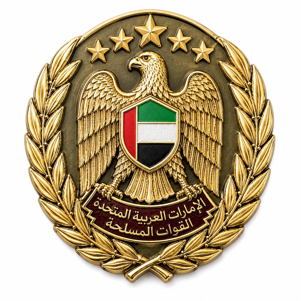 19 UAE Military metal badge - Image 1