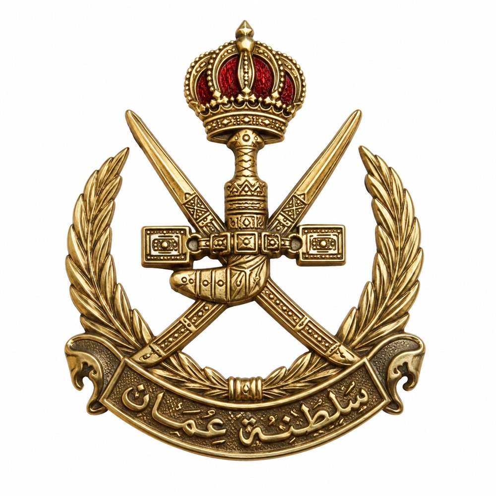 19 Oman Military metal badge - Image 1