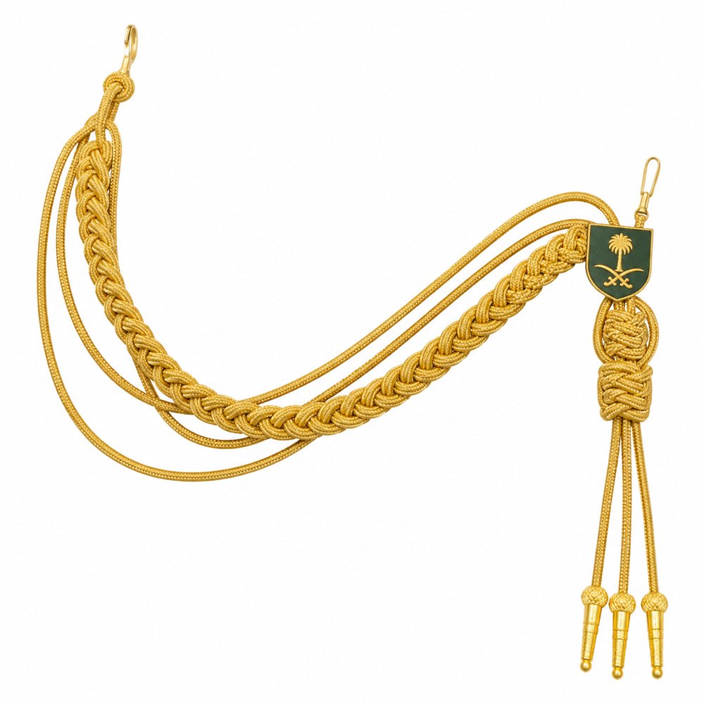 20 Saudi Arabia military Aiguillette - Image 1